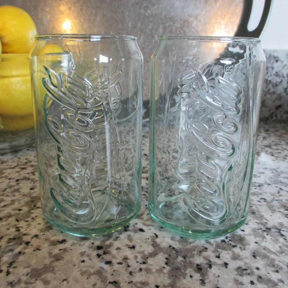 Coke Cola Glasses, Set of 2
